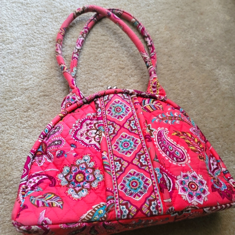 Vibrant Pink Paisley Quilted  VERA BRADLEY